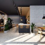 Thiết kế nội thất cho quán cafe tại quận Hoàng Mai, Hà Nội
